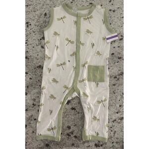 New Kyte Baby Bamboo Dragonfly 1pc Romper 3-6m